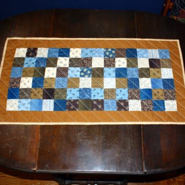 Union Blue Table Runner