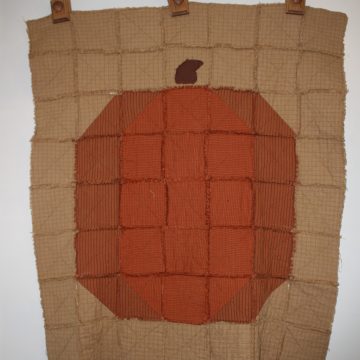 Pumpkin Rag Quilt