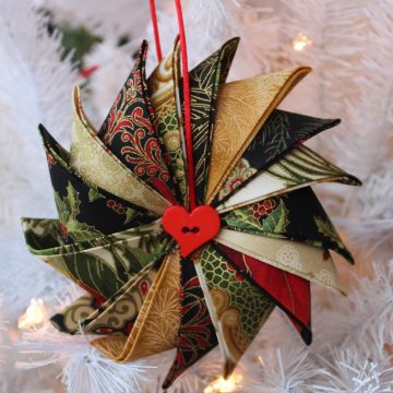 Prairie Point Star Ornament